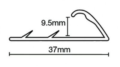 Classic Metal 211.9S Single Edge Simbrass (2.7m x 15 lengths)