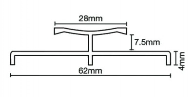 Max 224.9A Twingrip Heavy Duty Raised Base Aluminium (2.7m x 9 lengths)