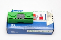 Blades - Janser Green Box Straight Blades 50mm (100 pack)