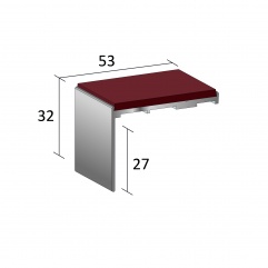 Stairnosing Heavy Duty Single Channel Right Angle (HF11)