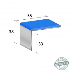 Stairnosing Q Range Single Channel Flat (QR/SF1)