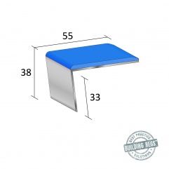 Stairnosing Q Range Single Channel Raked (QR/SR1)