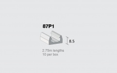 PVC 87P1 Base (8.5mm) 10 x 2.75m Lengths