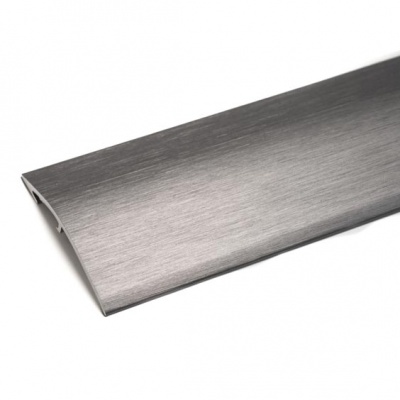 Max Reflections 253.9BSG 2-in-1 Stick Down Ramp Edge / Cover Strip 0-12mm Brushed Space Grey (2.7m x 5 lengths)